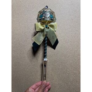 Decorative Scepter Wand Crown‎ with Bow Kids Pretend Play Roleplay